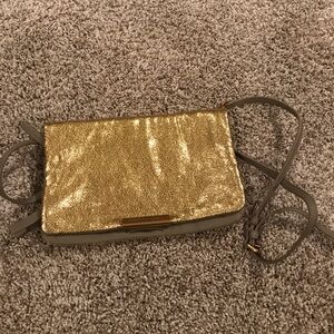 Marc By Marc Jacobs Gold and Gray Clutch